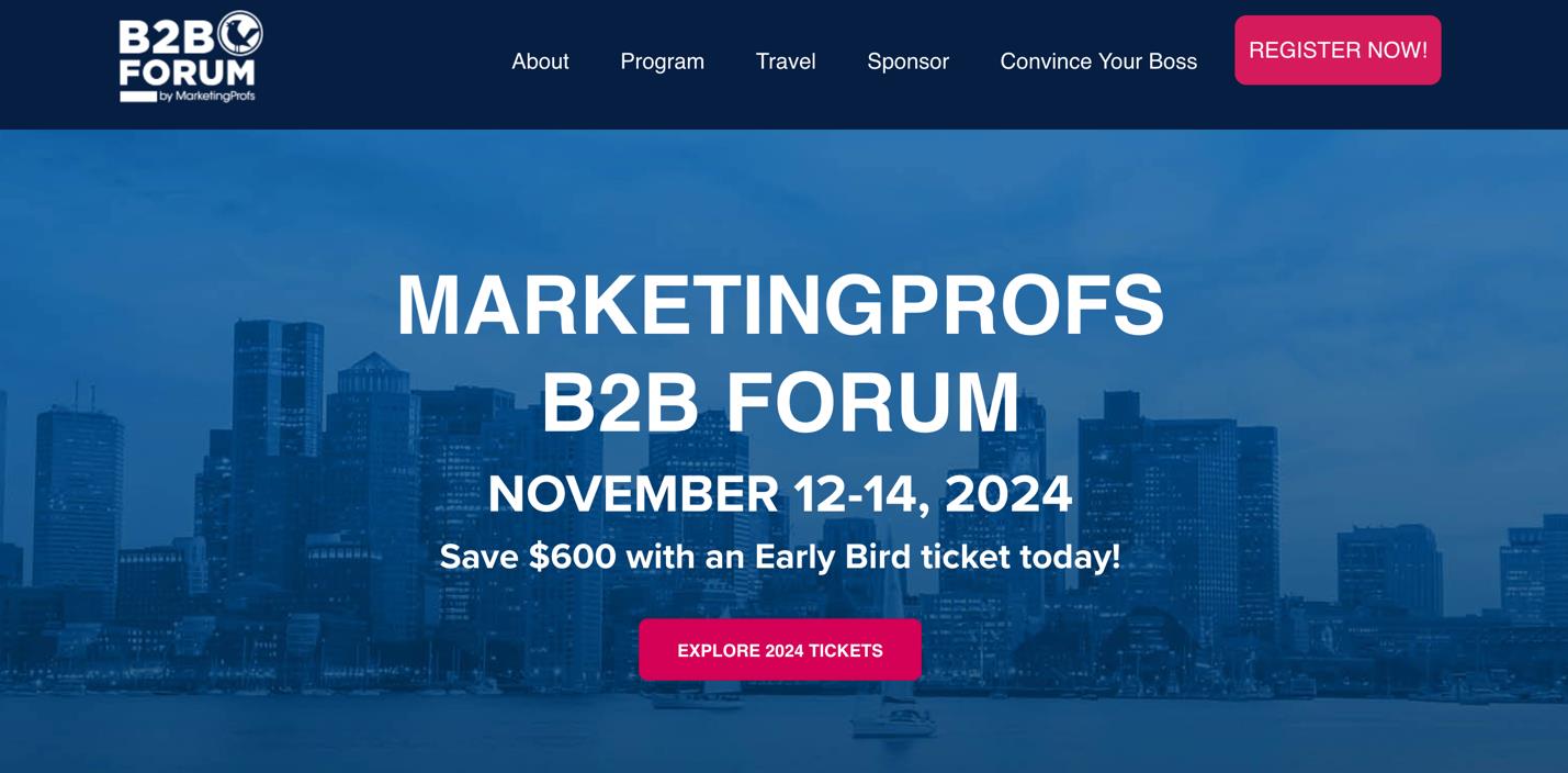 B2B Forum by MarketingProfs