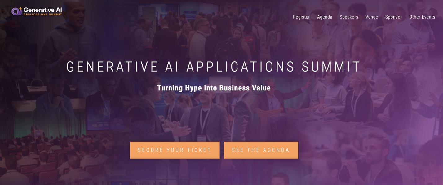 Generative AI Applications Summit