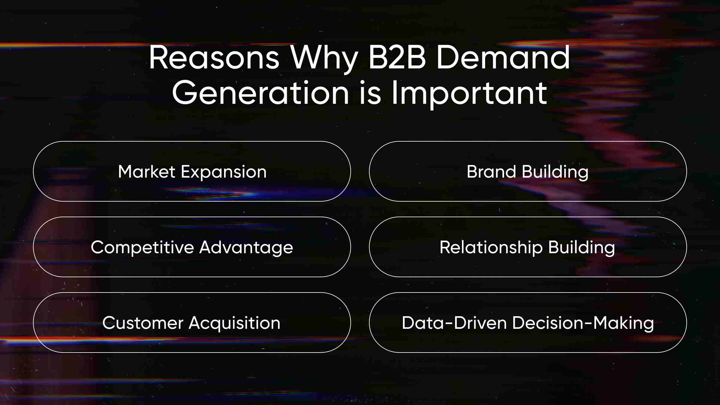 Reasons Why B2B Demand Generation is Important